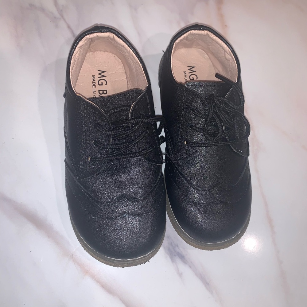 Toddler boys dress shoes black size 12
